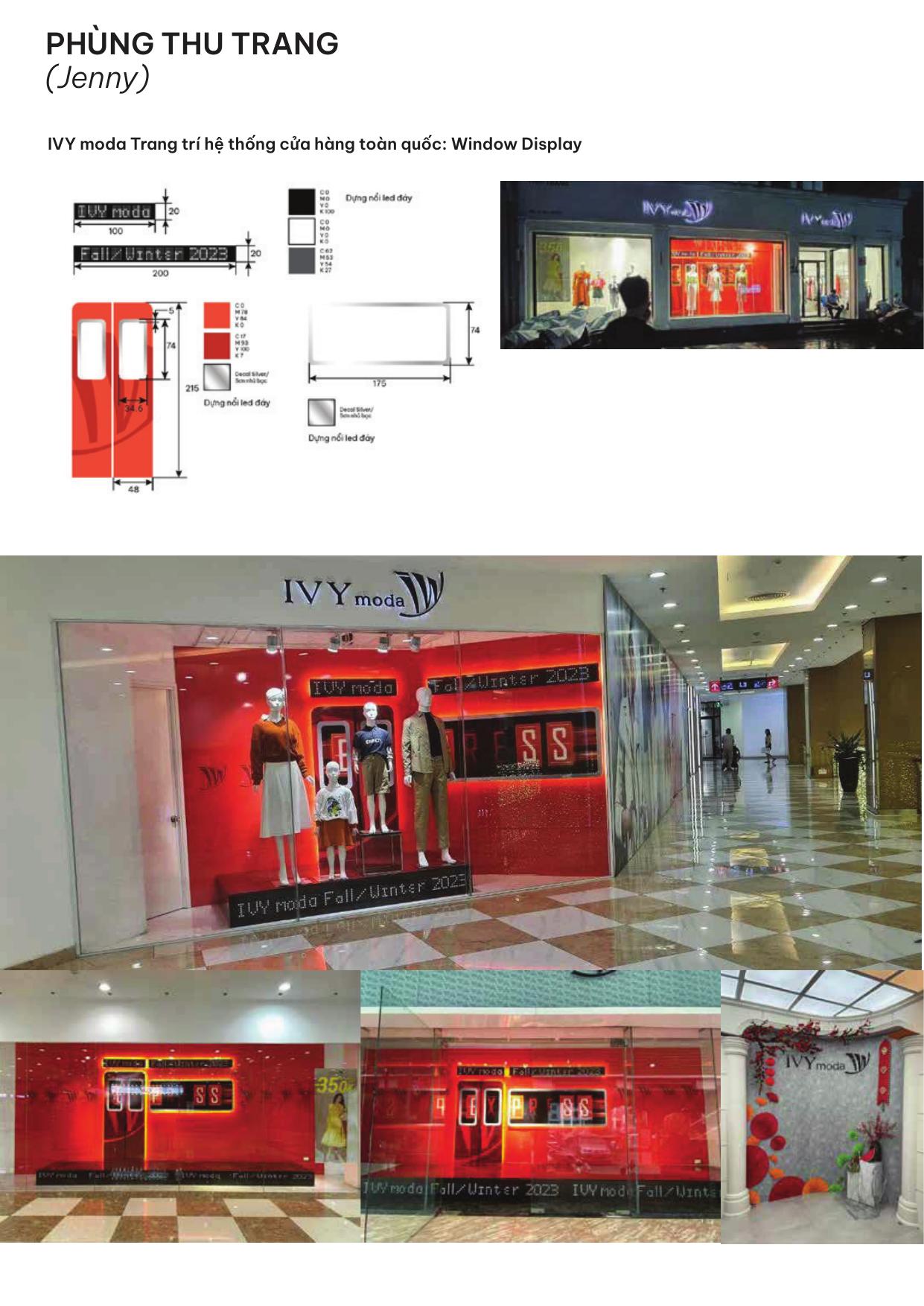IVY moda window display