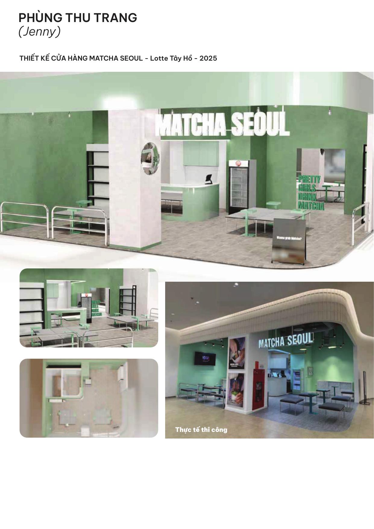 Matcha Seoul Store Design